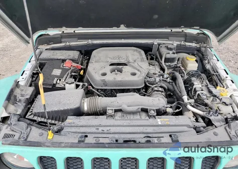 2021 Jeep Wrangler Unlimited Sport из США, поврежденный, VIN 1C4HJXDN7MW549681